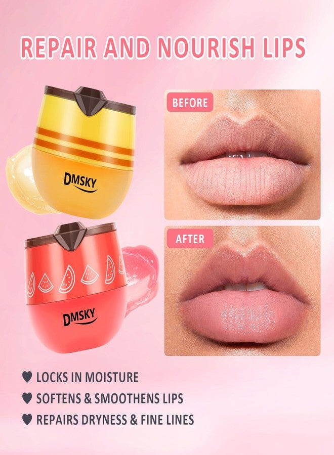 DMSKY 6 PCS Bee Lip Balm Honey Pot, Propolis Lip Mask Overnight Moisturizing Lip Balm with Stick, Lip Sleeping Mask Hydrating Prevention Dry & Cracked - Image 5